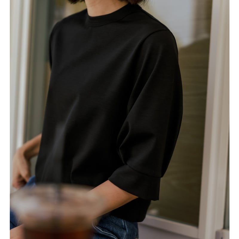BASE SHORT SLEEVE/Black | FREY