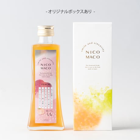 植物性発酵飲料「NICOMACO」もも　- 発酵原液希釈タイプ -