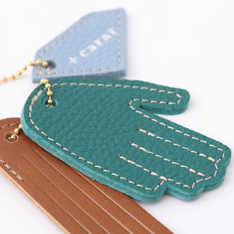 10ct Bag charm　Otete ni matou/Otete グリーン