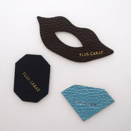 Jewel leather sticker （3枚セット）