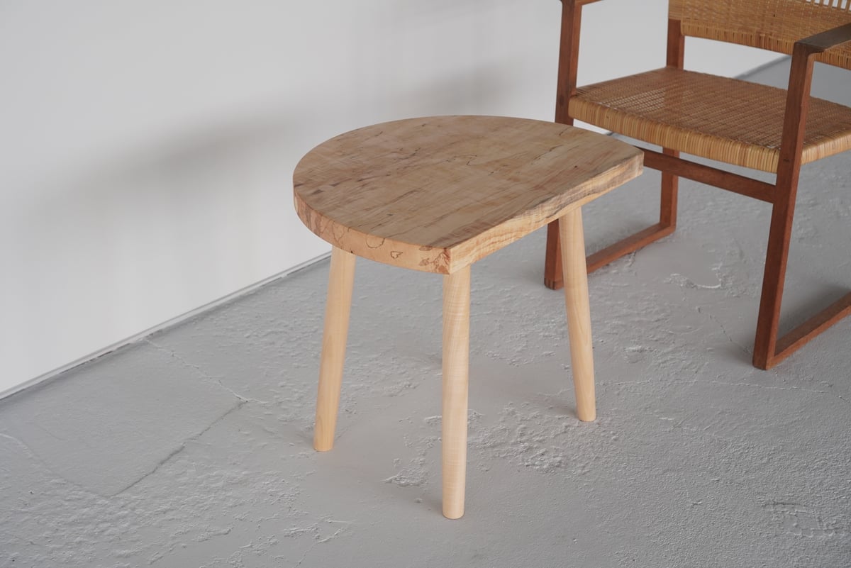 一点物】008トチ サイドテーブル | Tanzen Makers Shop