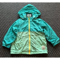 【リバーシブル ウインドブレーカー アウター 収納できるフード付(90cm)】中古(Reuse)(送料無料)