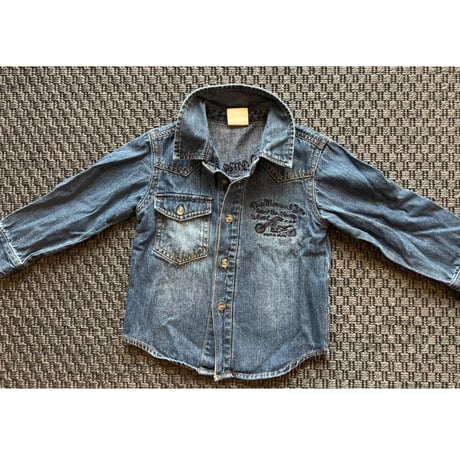 【ジージャン風 デニムジャケット アウター (90cm)】中古(Reuse)
