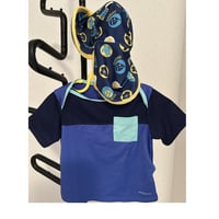 【patagoniaラッシュガード（ベビー）＋スイムキャップ（ベビー）】中古(Reuse)