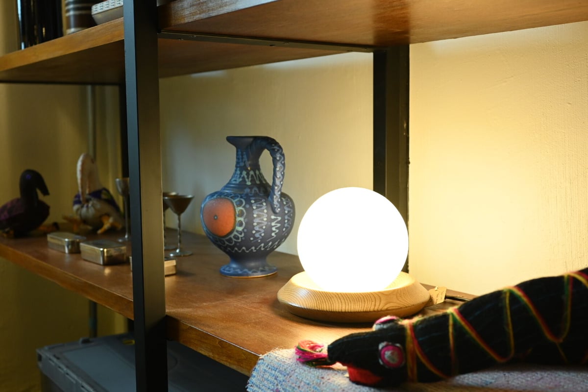 Teak & Glass Table / Wall Lamp 【Temde Leuchten】...