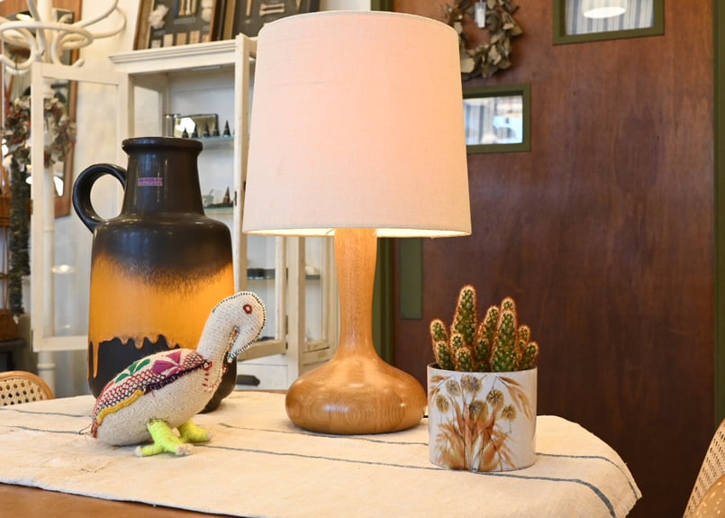 Teak Table Lamp “DOMUS” | nord - ノルト - Teak Table Lamp “DOMUS” | nord - ノルト -