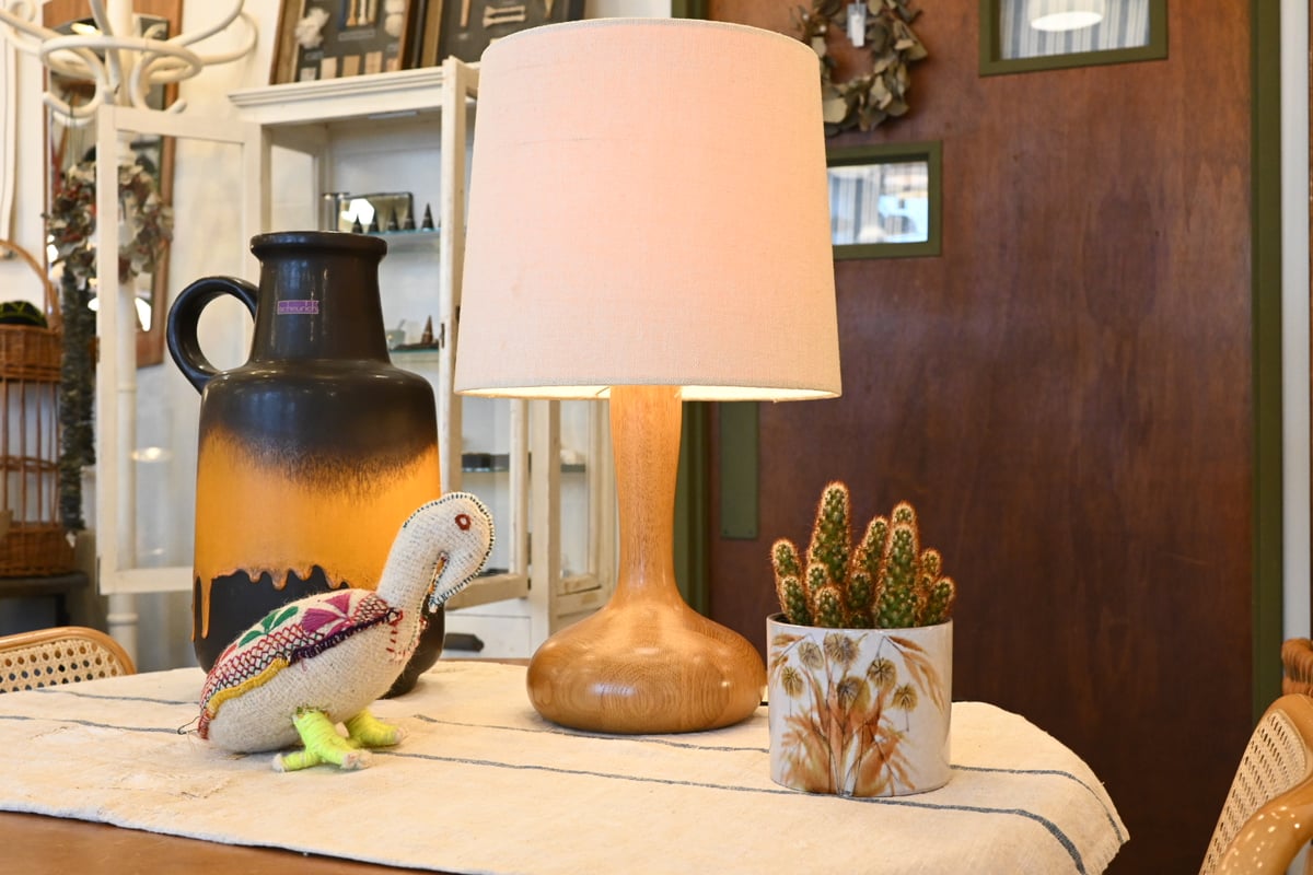 Teak Table Lamp “DOMUS” | nord - ノルト - Teak Table Lamp “DOMUS” | nord - ノルト -