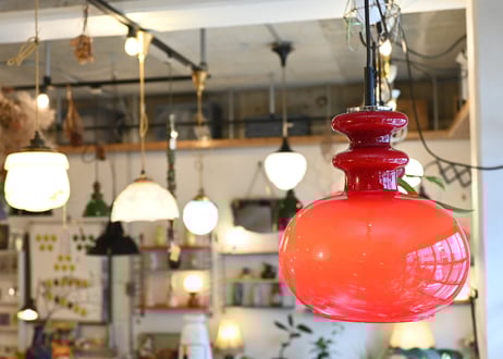 Opaline Glass Pendant Lamp “Peill & Putzler”