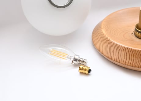 Teak & Glass Table / Wall Lamp 【Temde Leuchten】