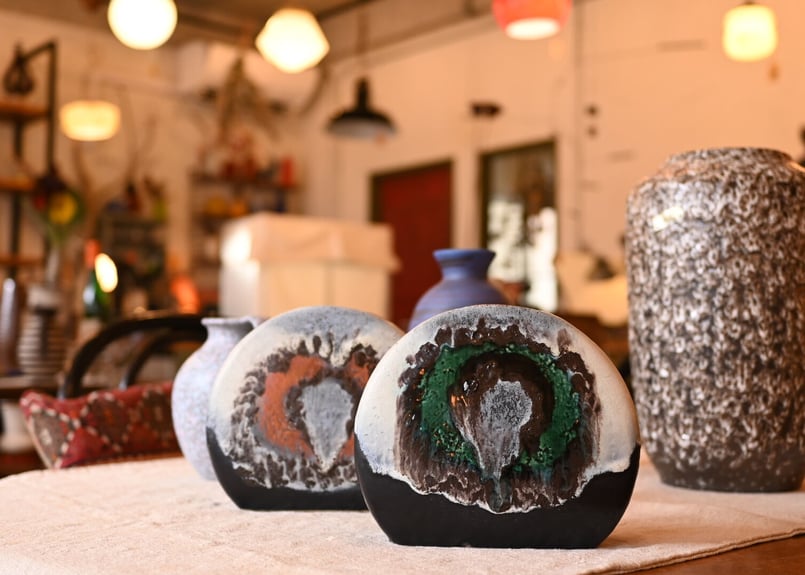 FAT LAVA Vase “Dümler & Breiden RELIEF22/15, PO FAT LAVA Vase “Dümler & Breiden RELIEF22/15, PO
