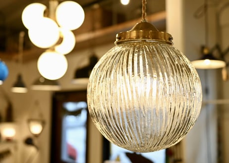 Art-deco Glass Pendant Lamp