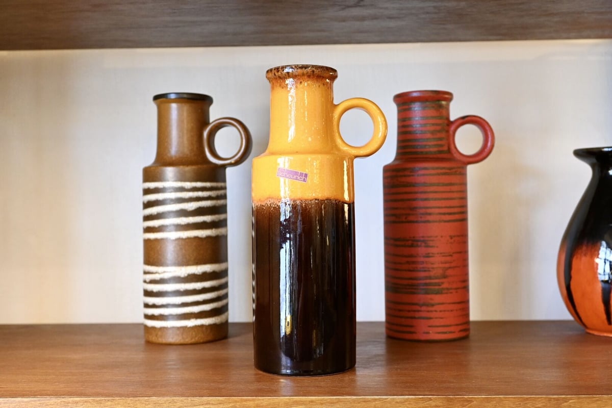 【Fat Lava】ファットラヴァ　Scheurich　花瓶428-26 Fat Lava--Scheurich-- | Fat Lava & German Art Pottery