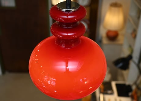 Opaline Glass Pendant Lamp “Peill & Putzler”