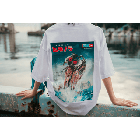 ヒモノラTシャツ 白