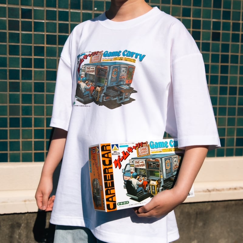 HEAVY L TVゲーム　Tシャツ Lサイズ 再現ボックスTシャツ「ゲームキャリイ」 | リポップ