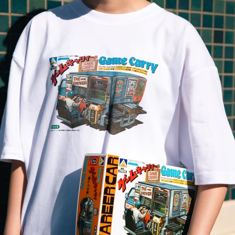 再現ボックスTシャツ「ゲームキャリイ」