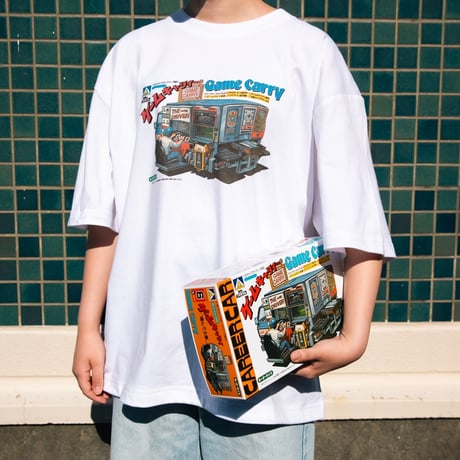 再現ボックスTシャツ「ゲームキャリイ」