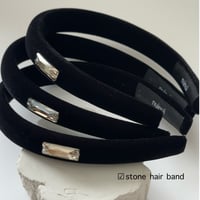 stone hair band