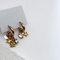 moon star pierce／earring