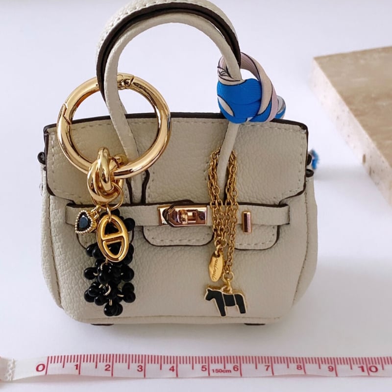 Hermes mini bag online charm