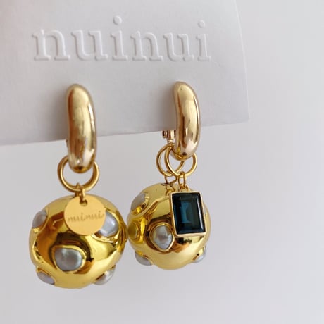 dot perl pierce／earring
