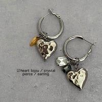 heart bijou pierce／earring