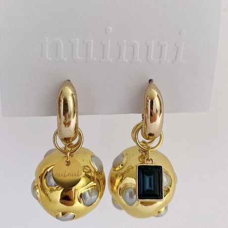 dot perl pierce／earring