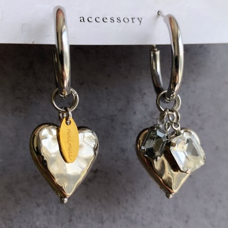 heart bijou pierce／earring