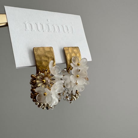 omamori flower pierce／earring