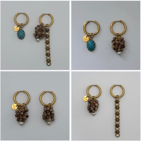 otona no turquoise pierce／earring
