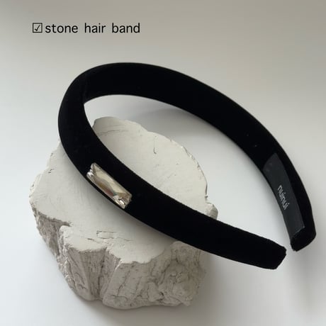 stone hair band