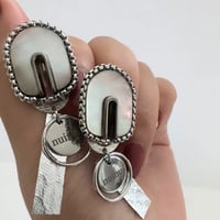 black lip perl oyster pierce／earring