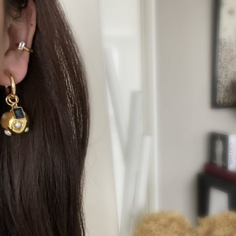 dot perl pierce／earring