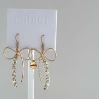kirakira ribbon pierce／earring
