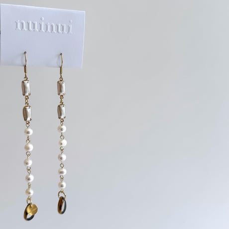 vintage pearl pierce／earring