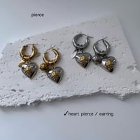 heart pierce／earring