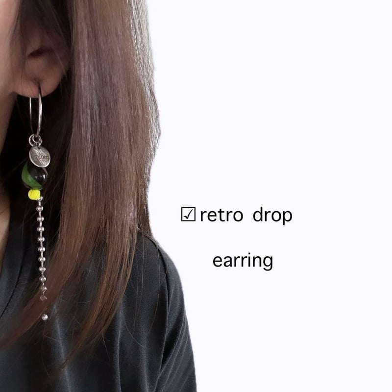 retro drop pierce／earring | nuinui