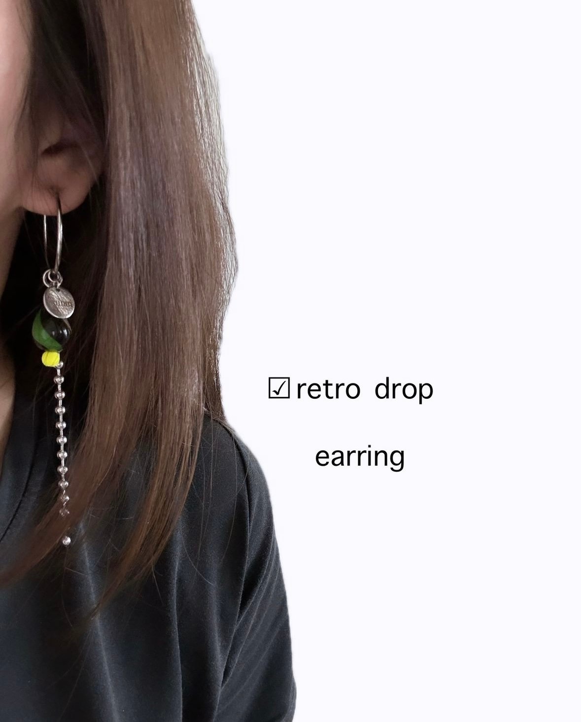 retro drop pierce／earring | nuinui