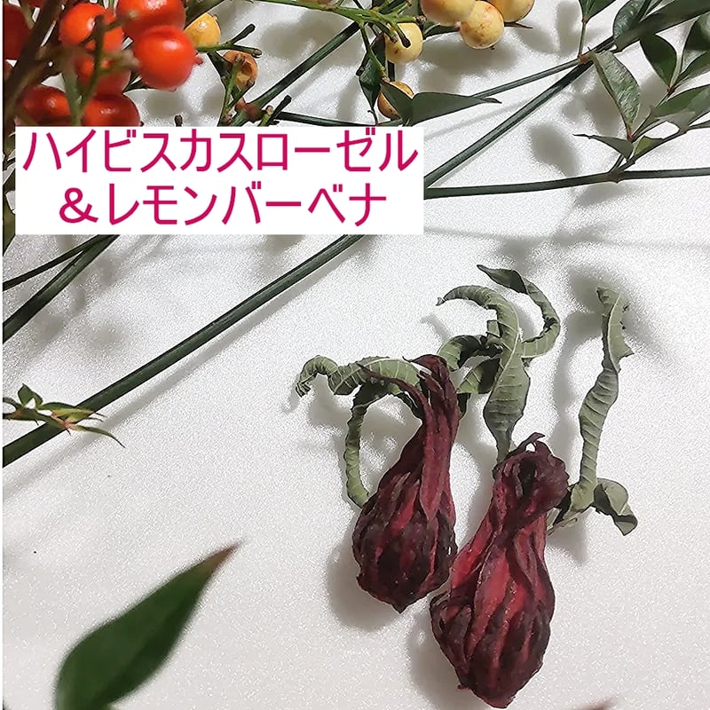 素材のうまみ！ハイビスカスローゼル華やぎ（ローゼル＆レモンバーベナ