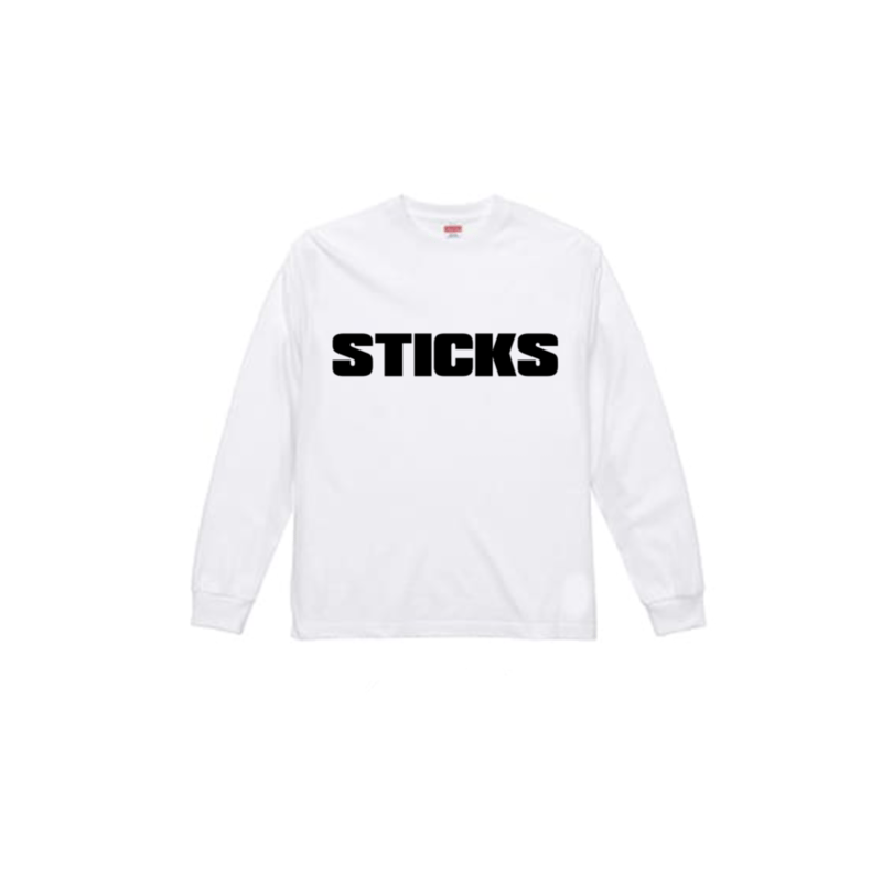 Sticks L/S T-Shirts / White | Merry Hills Market Sticks L/S T-Shirts / White | Merry Hills Market