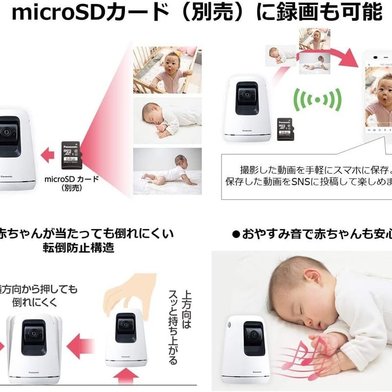 パナソニック ベビーカメラ KX-HBC200 自動追尾 | Chokkobaby パナソニック ベビーカメラ KX-HBC200 自動追尾 | Chokkobaby