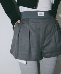 T261-PT05 / wool stretch 2tuck culottes