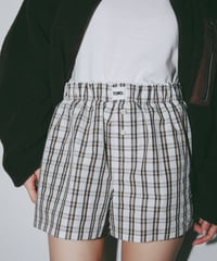 T261-PT02 / check micro shorts