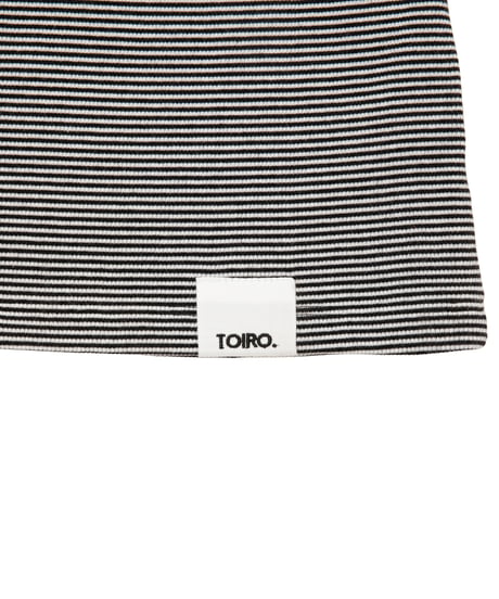 T262-CS02 / open back border tank top