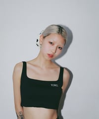 T261-SW02 / embroidery swimwear tank top
