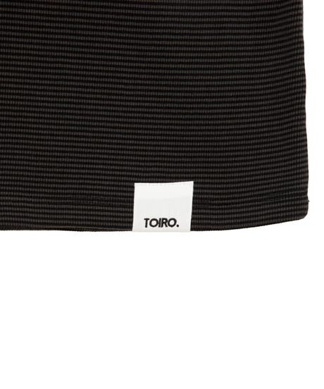 T262-CS02 / open back border tank top