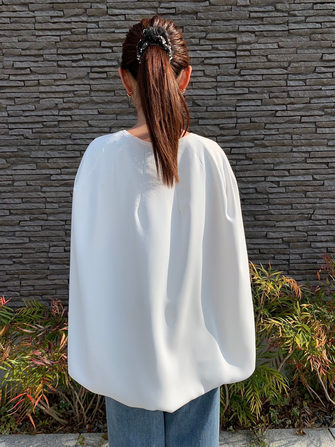 ROSIEE ロージー ケープ風の上品モード見えニット | selectshop natura