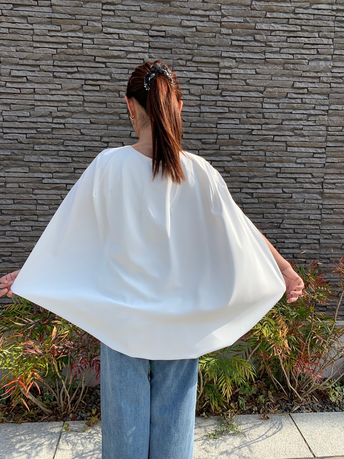 ROSIEE ロージー ケープ風の上品モード見えニット | selectshop natura