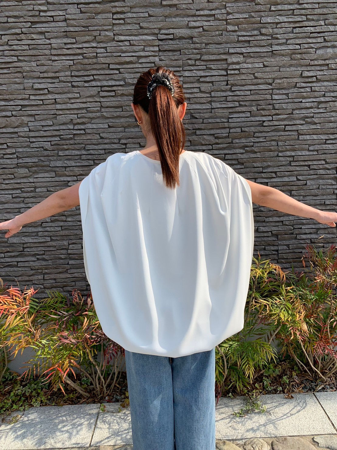 ROSIEE ロージー ケープ風の上品モード見えニット | selectshop natura