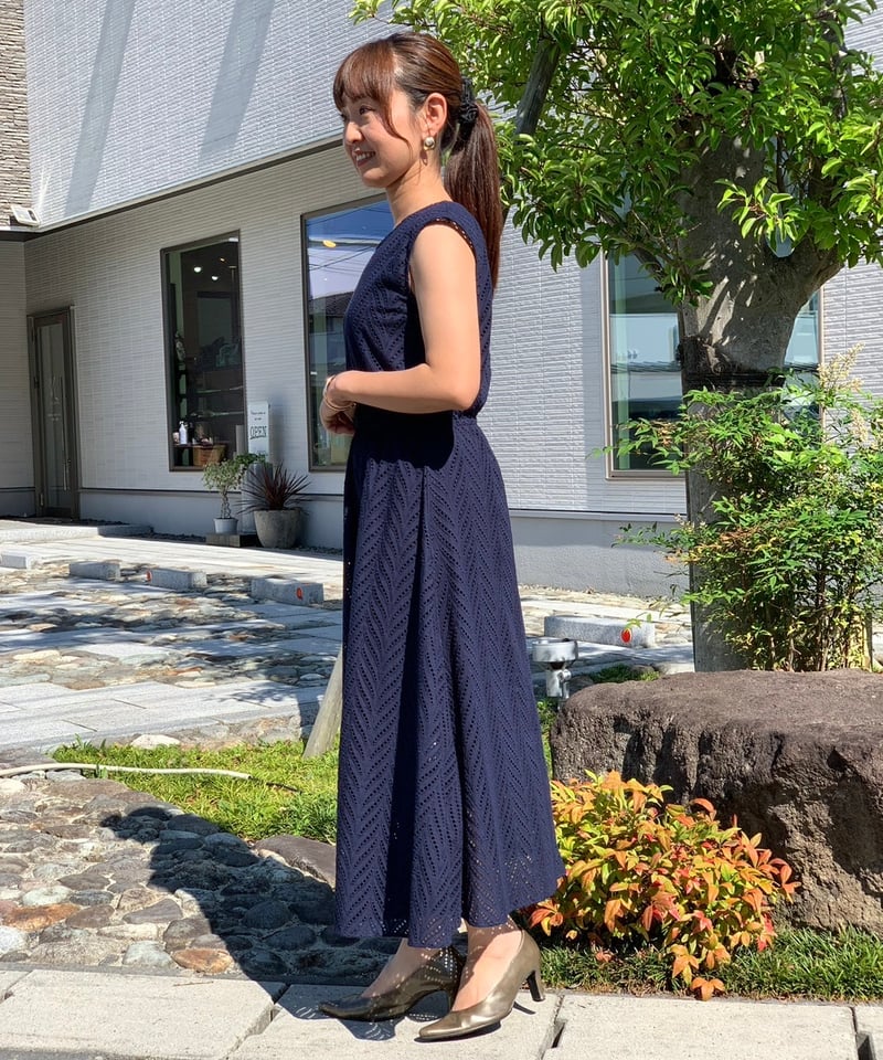 BRAHMIN ブラーミン 1枚で決まるエンブロイダリーレースのワンピース 